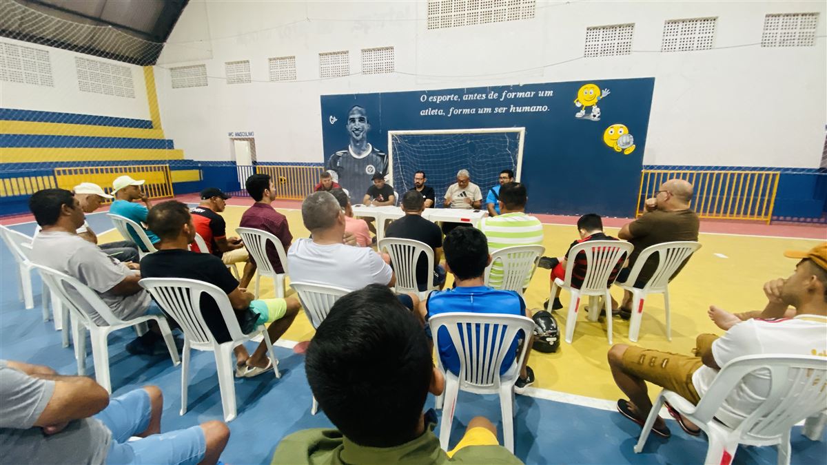 Reunião de alinhamento do Campeonato Master de Futebol 2026!